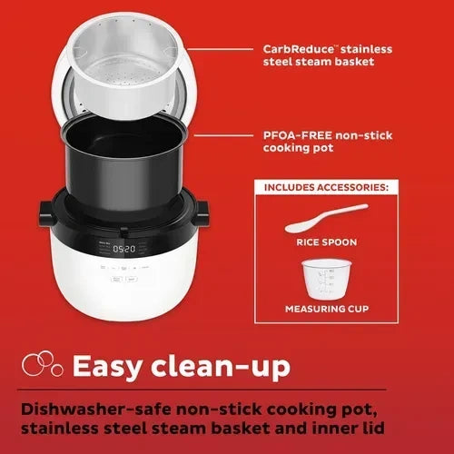 Instant Pot 20-Cup Rice and Grain with Carb Reducing Technology