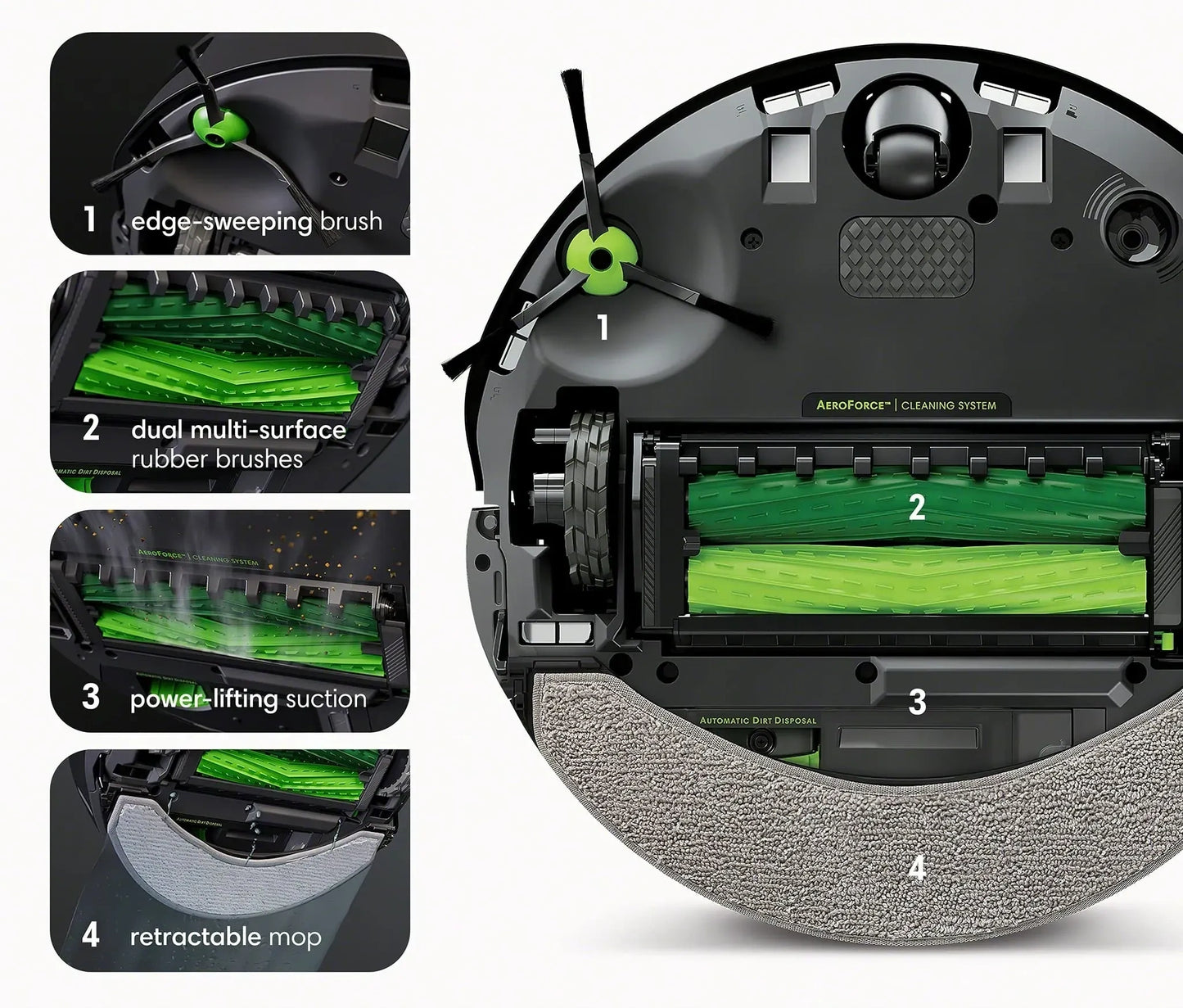 iRobot Roomba Combo j7+ Self-Emptying Robot Vacuum & Mop