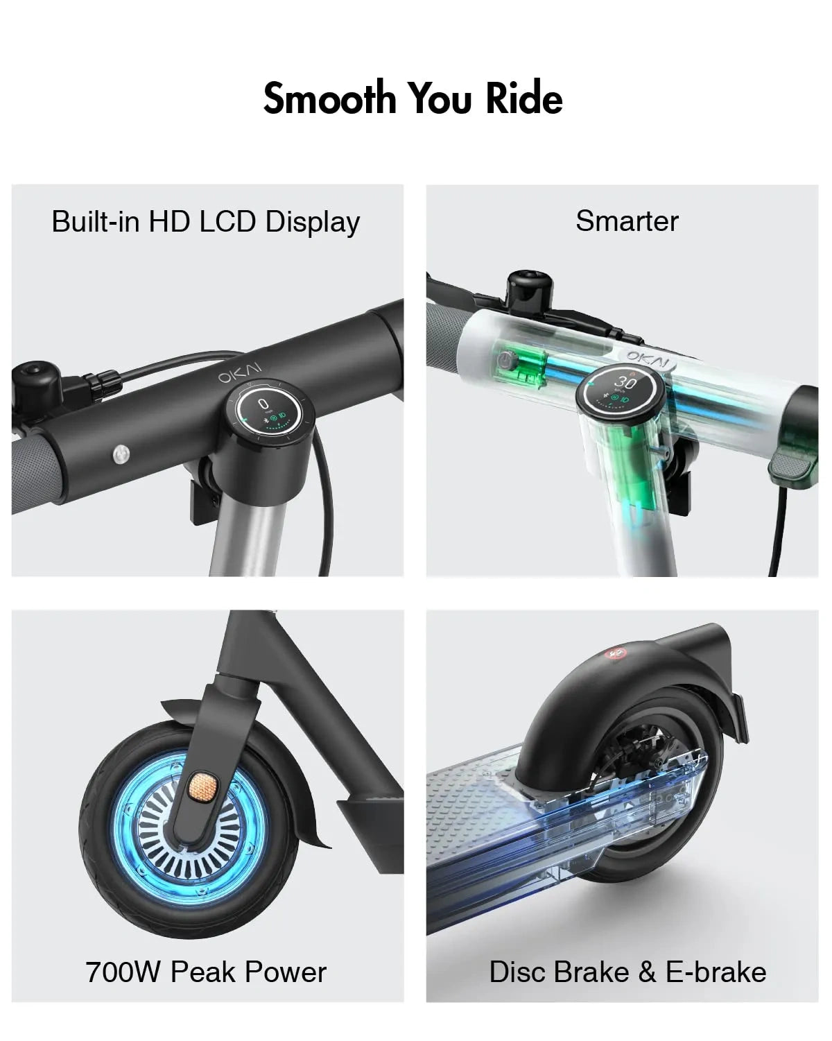 OKAI NEON Pro Foldable Electric Scooter