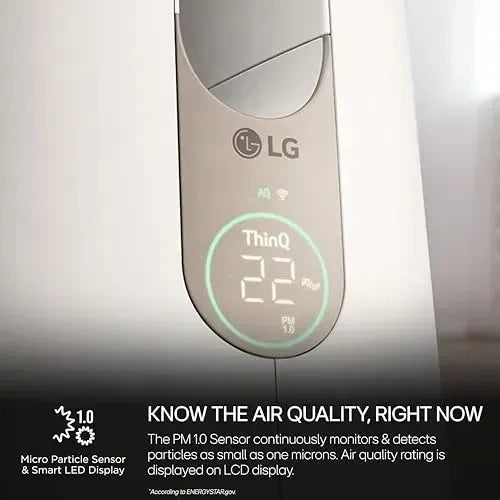 LG PuriCare 818 Sq. Ft. Smart HEPA AeroTower Air Purifier