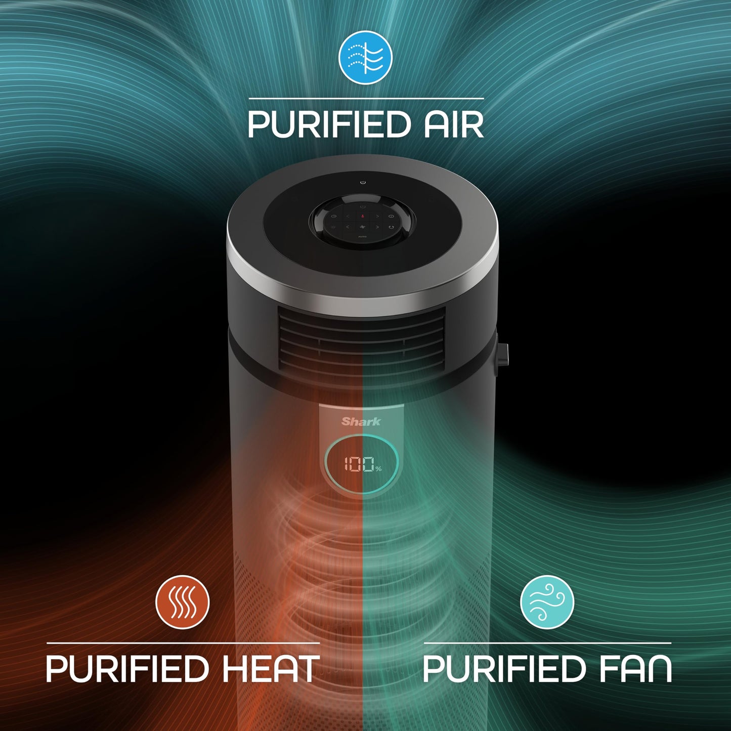 3-in-1 Max Air Purifier, Heater & Fan with NanoSeal HEPA