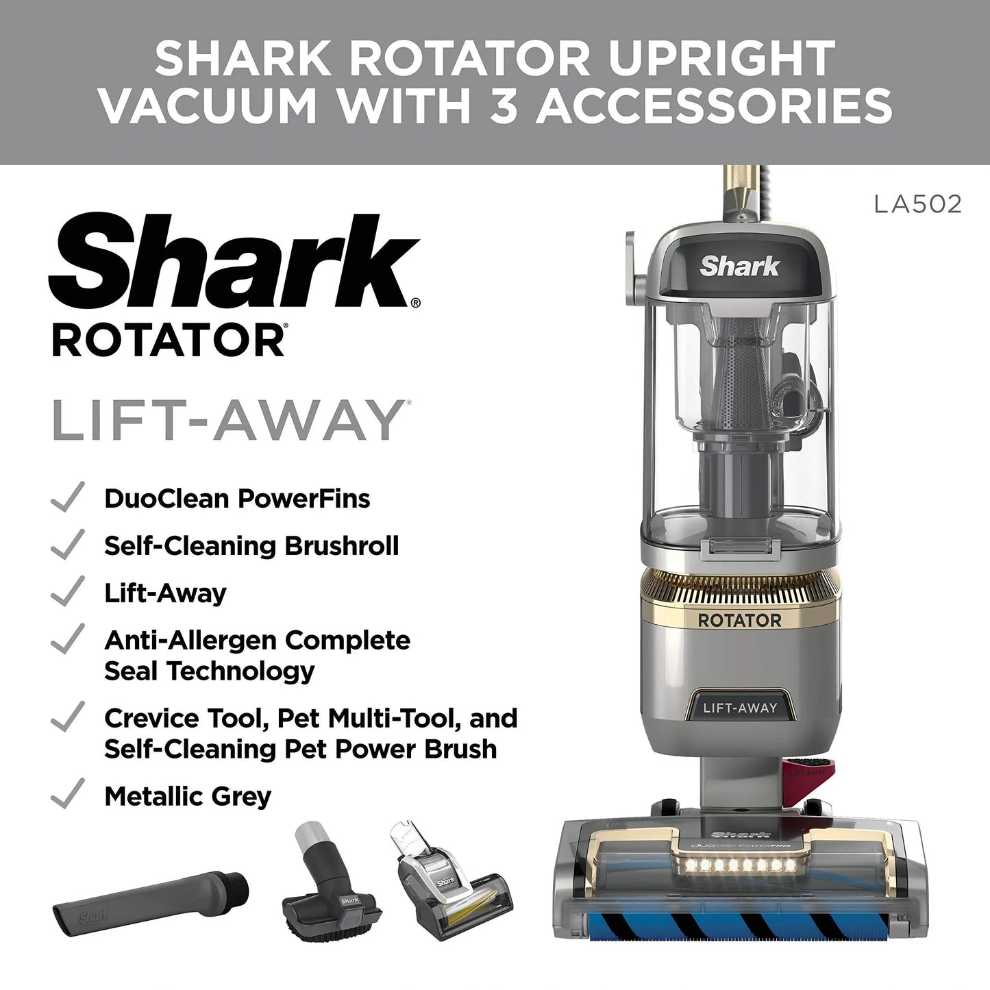 Shark Rotator Lift-Away DuoClean Upright Vacuum