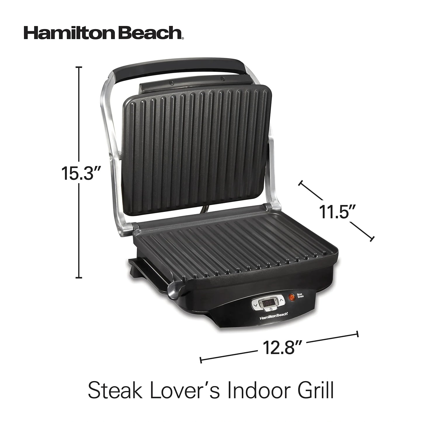 Hamilton Beach Steak Lover's Indoor Searing Grill