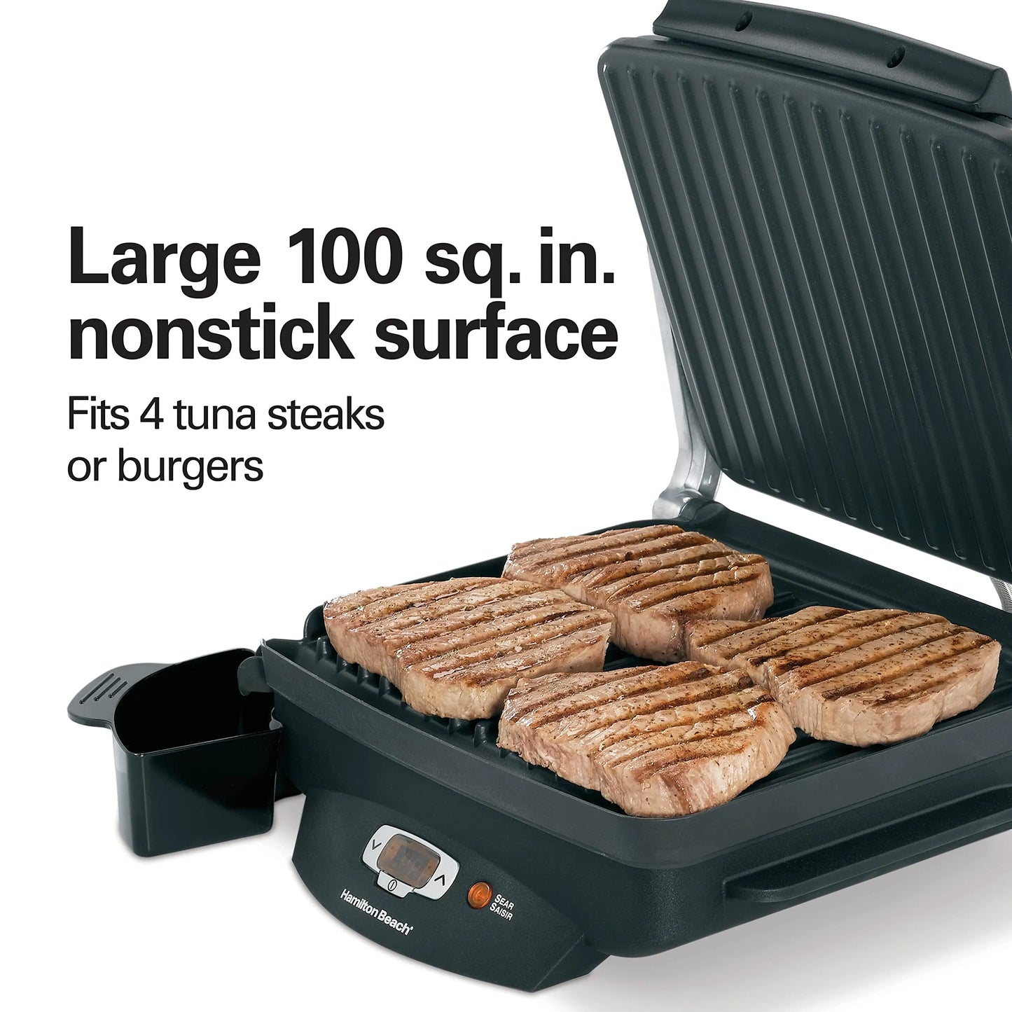 Hamilton Beach Steak Lover's Indoor Searing Grill