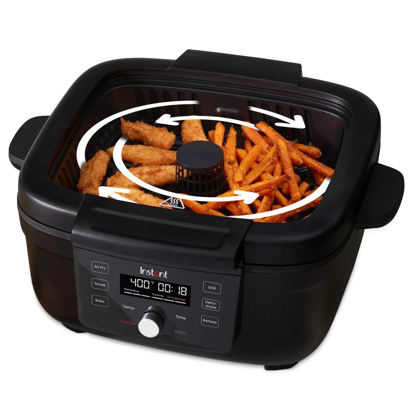 Instant Pot 6-in-1 Smokeless Grill & Air Fryer w/ OdorErase Technology