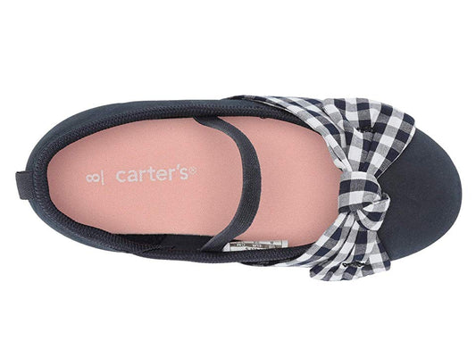 Carter's Kids Cana Girl's Gingham Ballet Flat