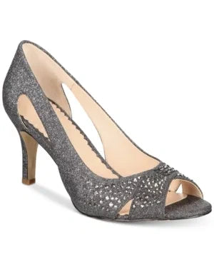 Charter Club Womens Joeel Peep Toe Classic Pumps Pewter Size 5.5 (NEW)