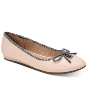 Charter Club Womens Bailynn Suede Closed Toe Ballet Flats