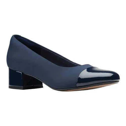 Clarks Marilyn Sara Women's Navy Pump 6 M (NEW)