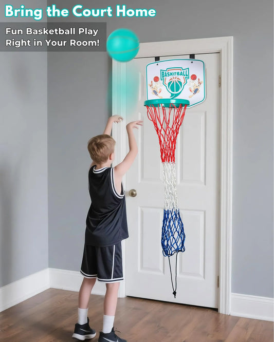 CT SPORTS Basketball Hoop – Over the Door Basketball Laundry Hamper (NEW)