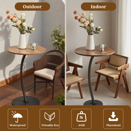 Dovyn Overbed Bedside Round End Table (NEW)