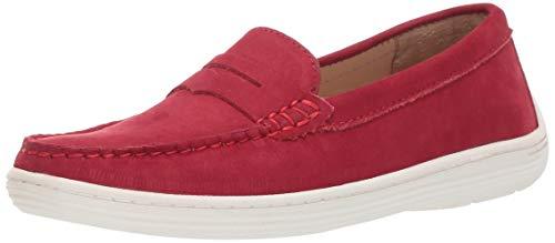 Driver Club USA Unisex Genuine Leather Casual  Red Nubuck  Size Little Kid 11.0