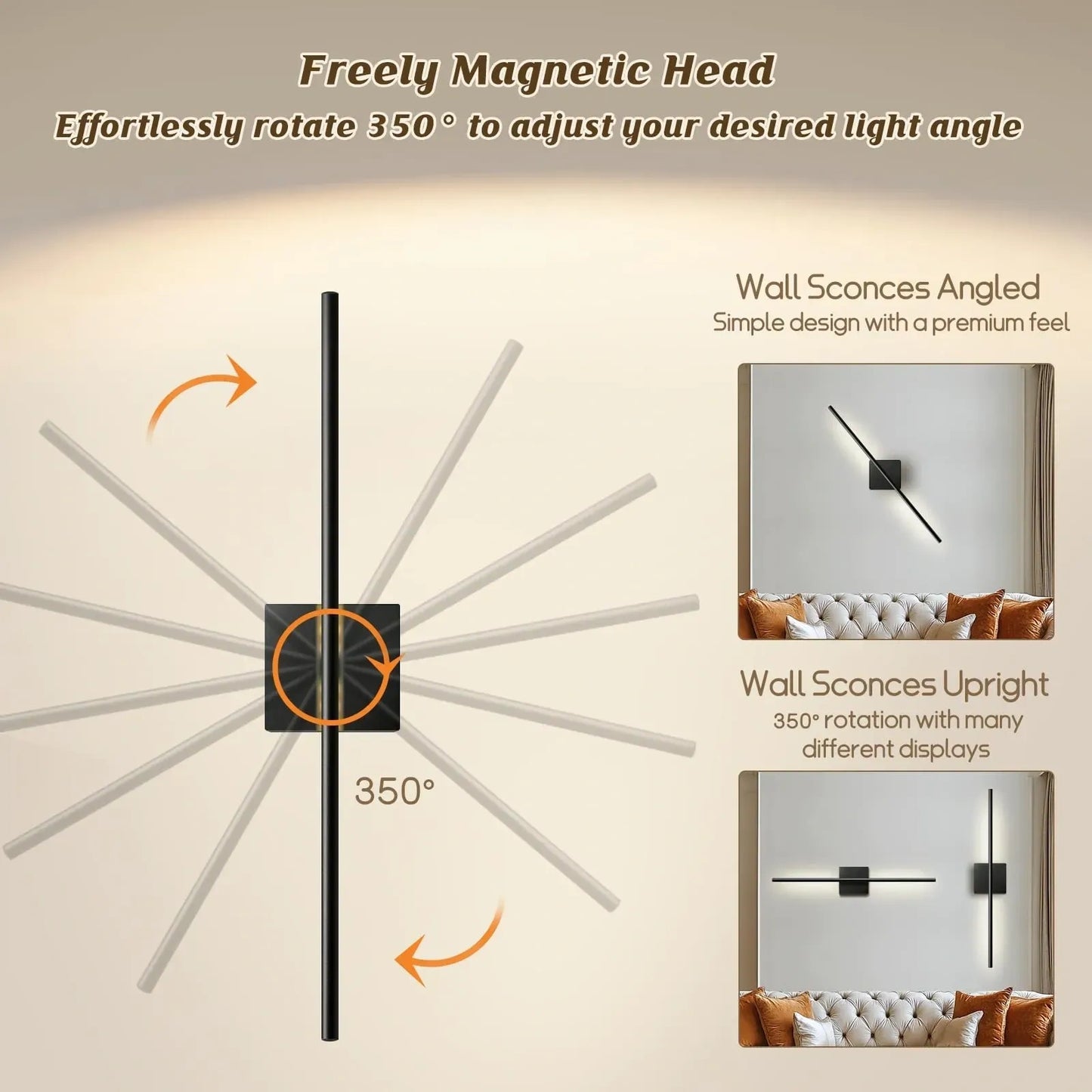 DZW 12000mAh Battery Operated Wall Sconces with Remote Control (NEW)