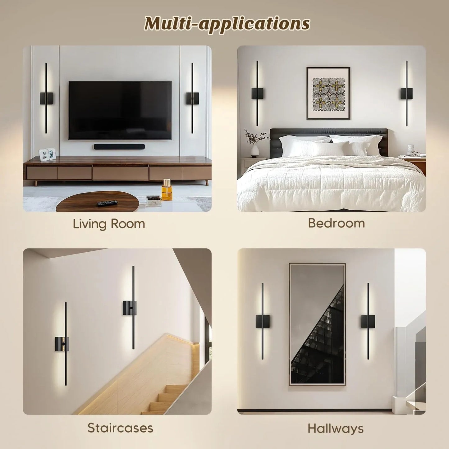 DZW 12000mAh Battery Operated Wall Sconces with Remote Control (NEW)