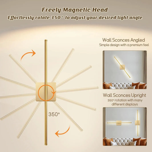 DZW 12000mAh Battery Operated Wall Sconces with Remote Control (NEW)