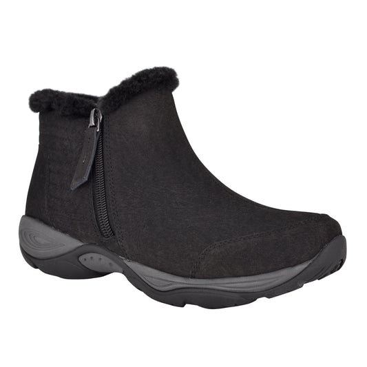 Elinot Ankle Booties  Black Leather  Size 9.0