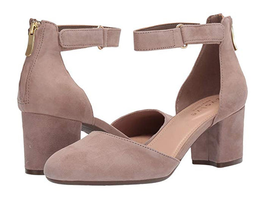 Easy Spirit Women's Pumps TAUPE - Taupe Crystal Suede Pump - Women