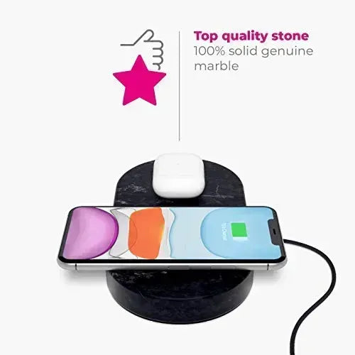 Einova Dual Charging Stone | 10W Fast Wireless Charging Station (NEW)