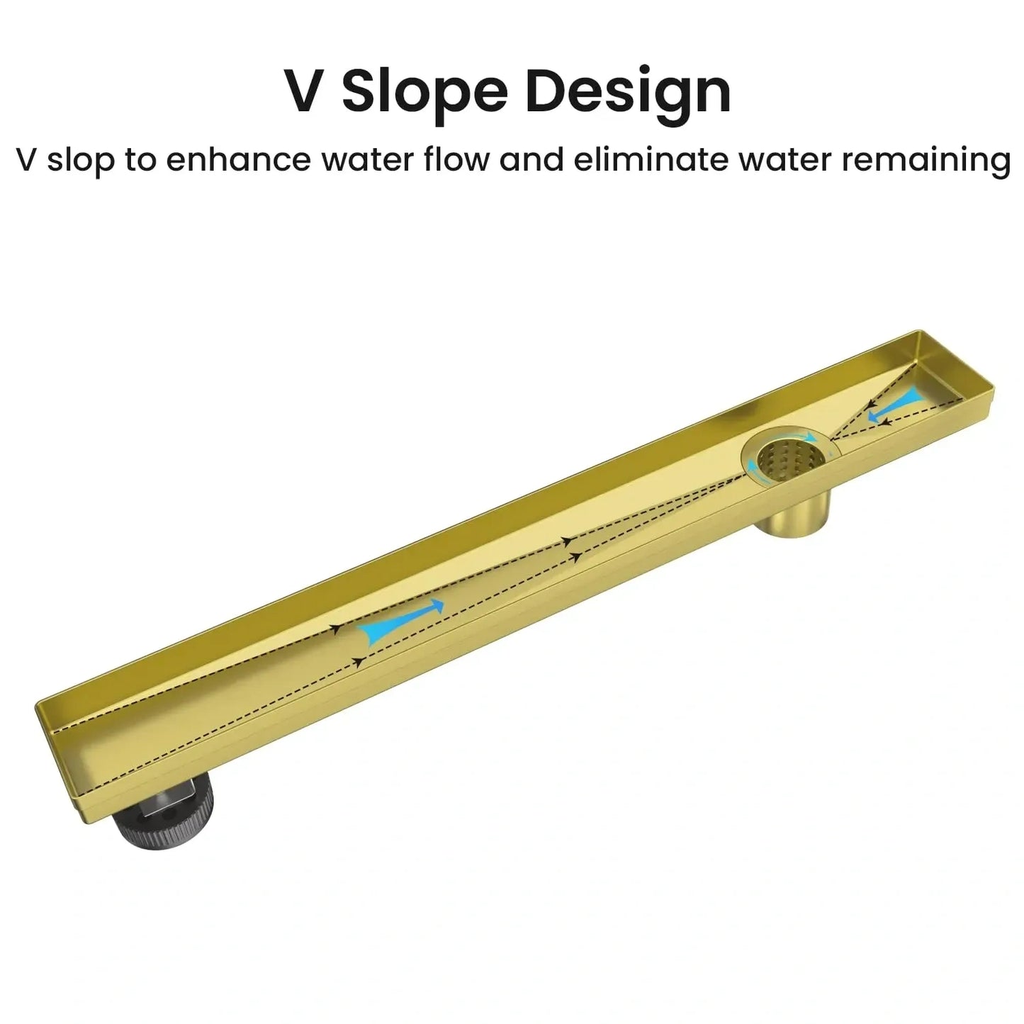 EXF Offset Linear Shower Drain 36 Inch (NEW)