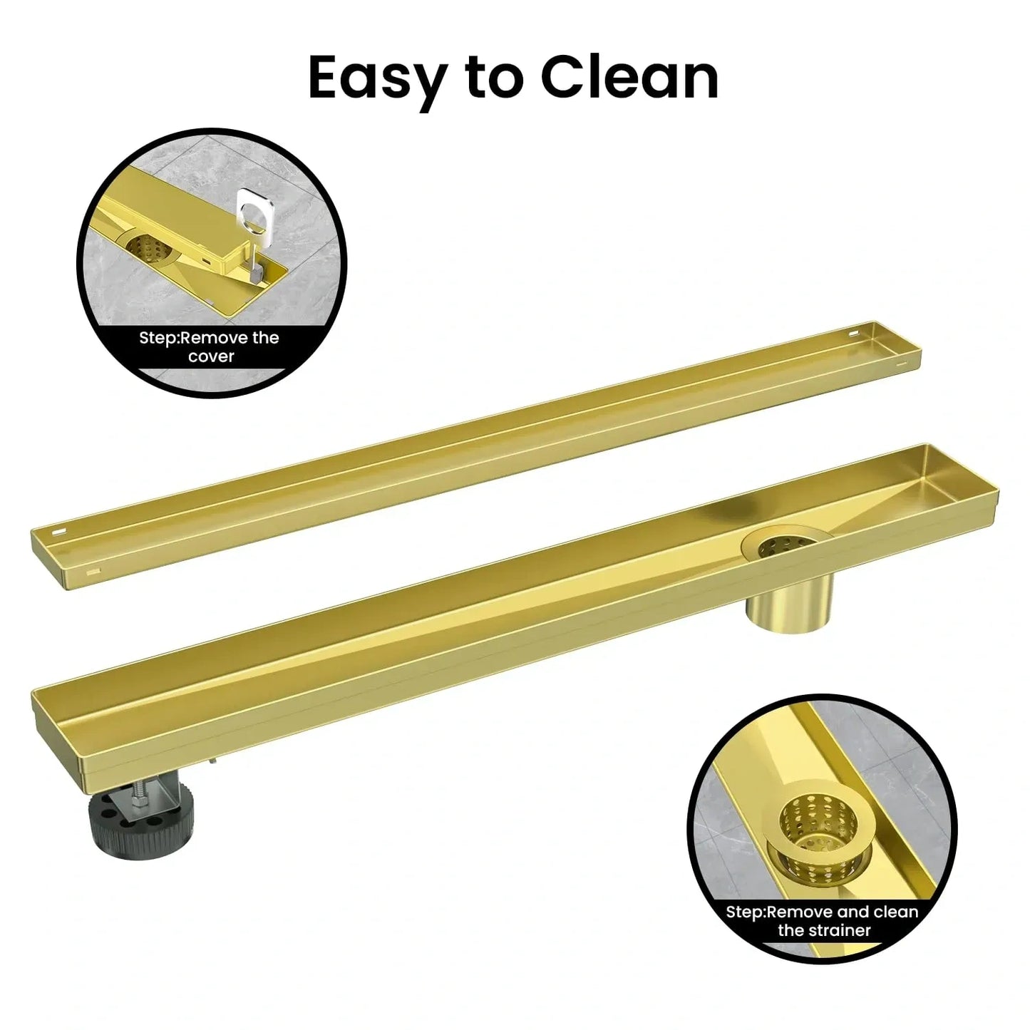 EXF Offset Linear Shower Drain 36 Inch (NEW)