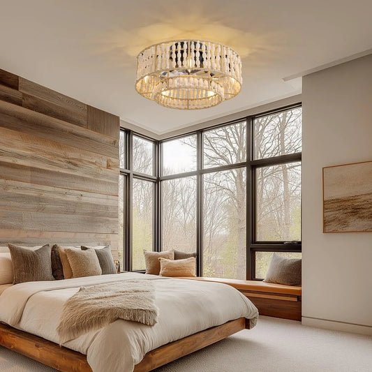 Fansconce Boho Caged Ceiling Fans with Lights (NEW)