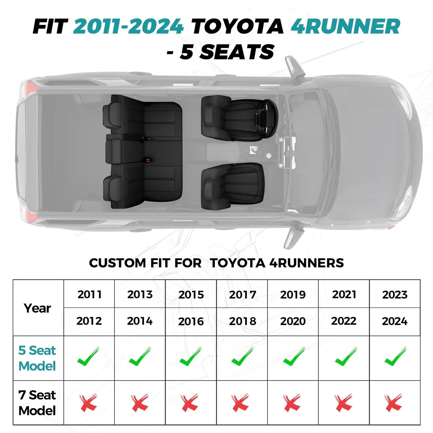 Toyota 4Runner Seat Covers (NEW)