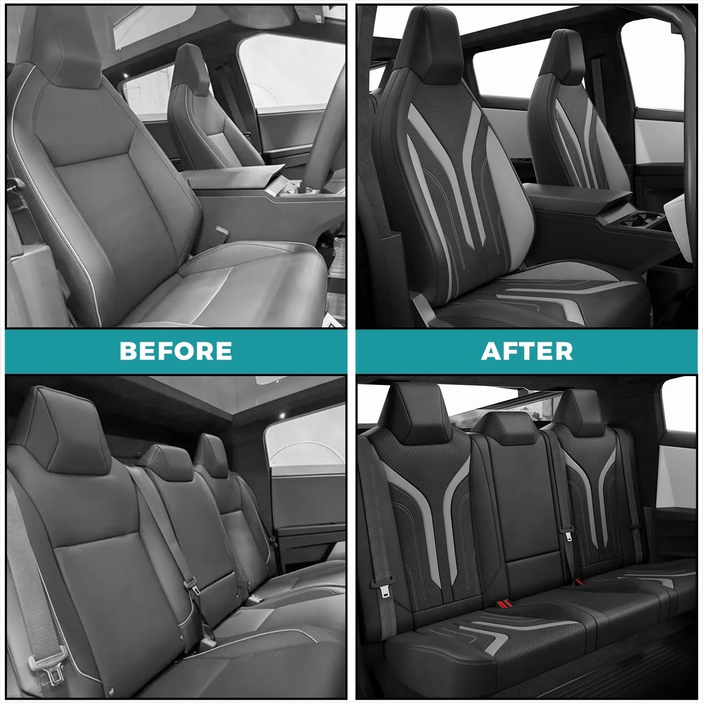 Seat Covers for Tesla Cybertruck 2025 2024 (NEW)