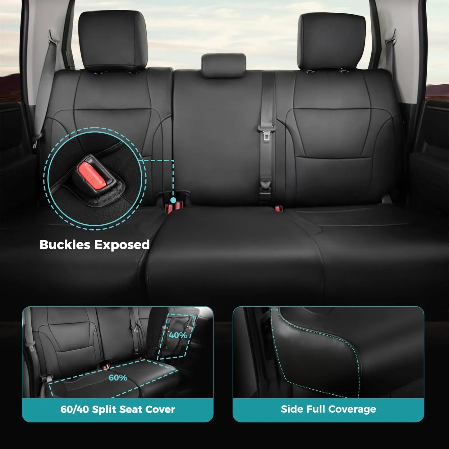 Tundra Seat Covers 2022-2025 Full Set (NEW)