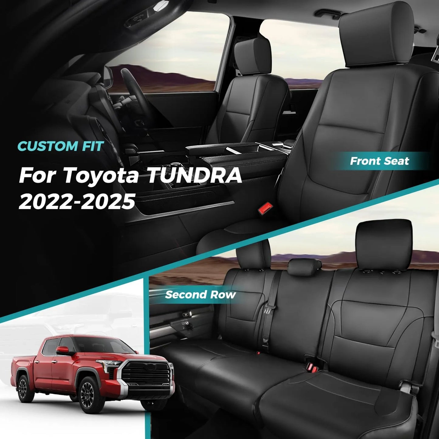 Tundra Seat Covers 2022-2025 Full Set (NEW)