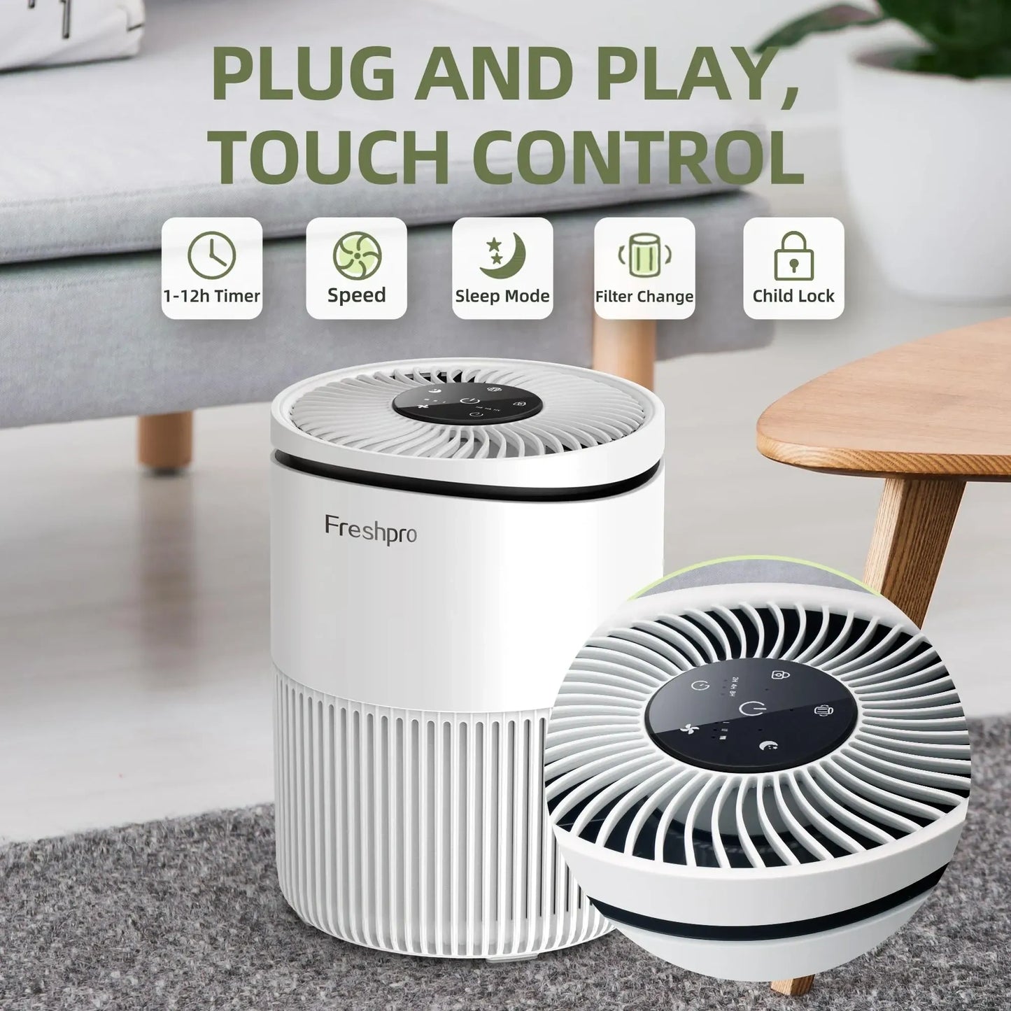 Freshpro Air Purifier For Home Office (NEW)