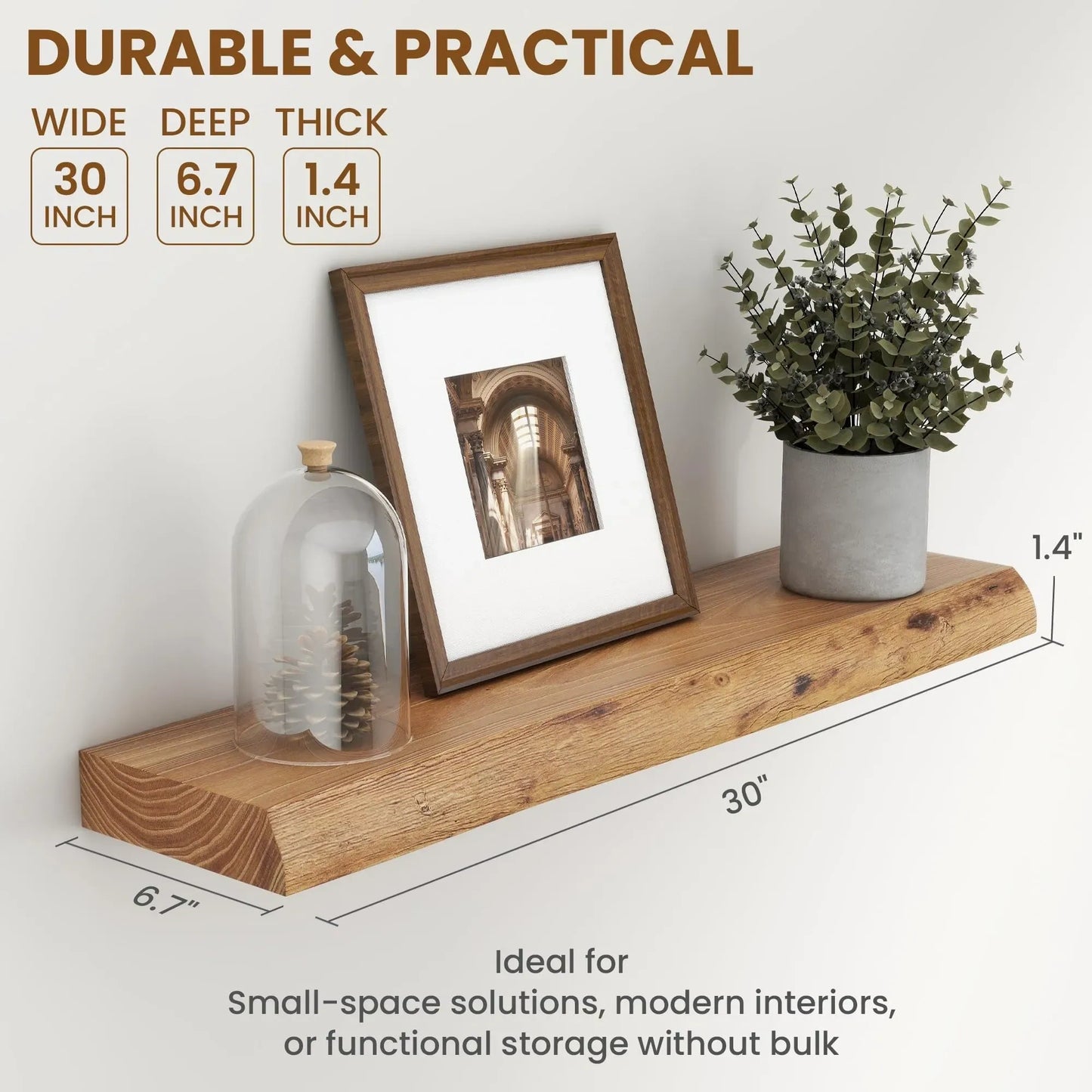 Fun Memories 30 inch Floating Shelves (NEW)