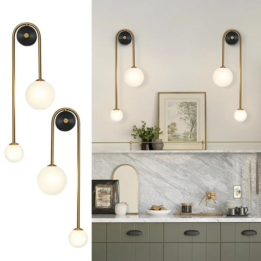 Fulesi Globe Glass Wall Sconce (NEW)