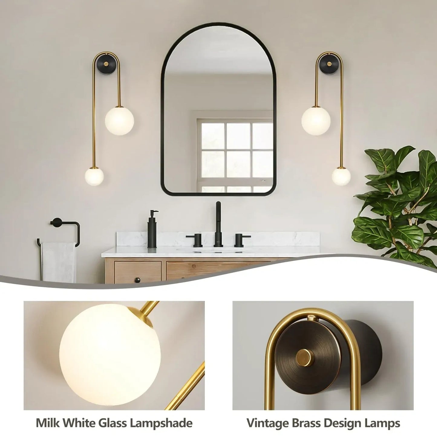 Fulesi Globe Glass Wall Sconce (NEW)