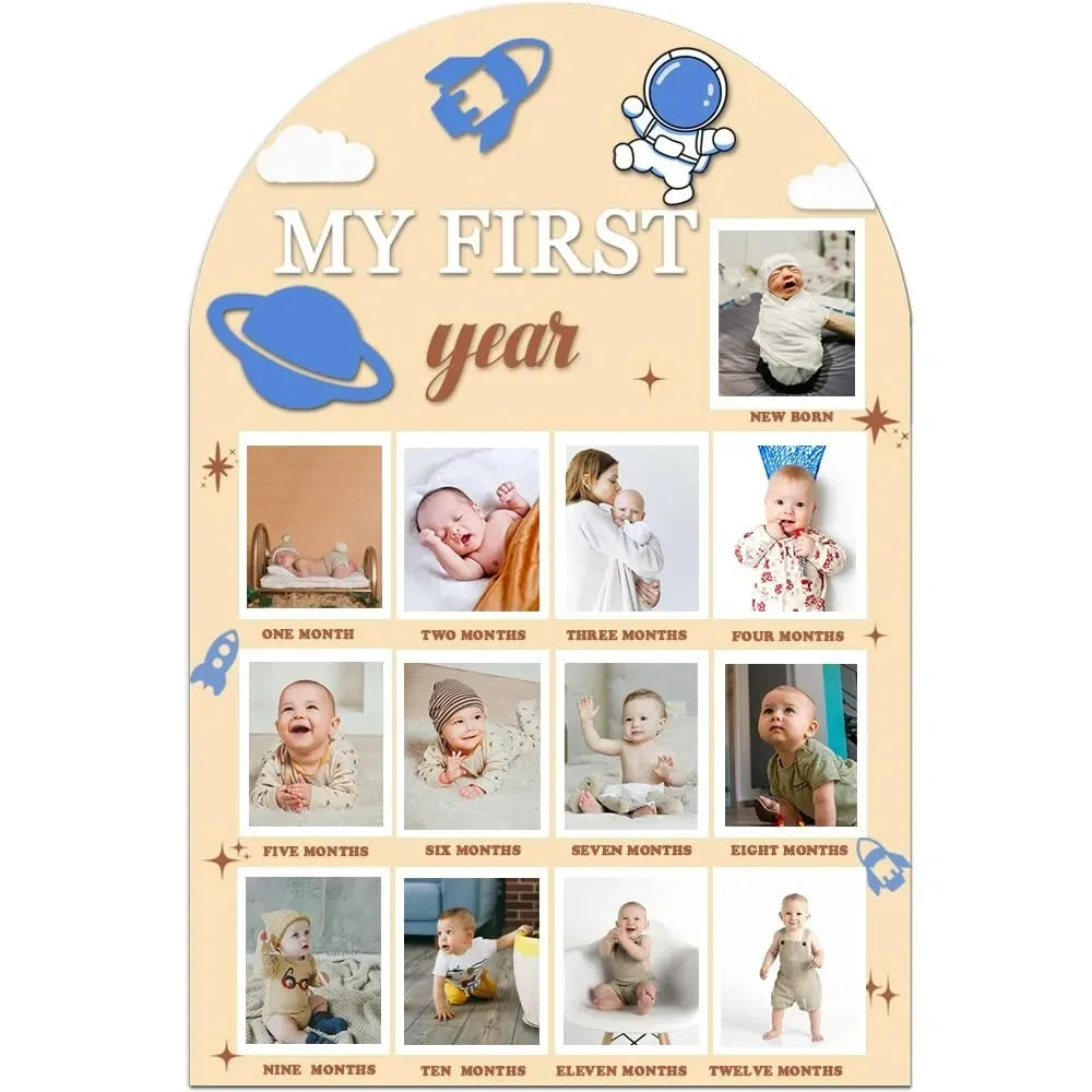 GotGala My First Year Wooden Photo Board (NEW)