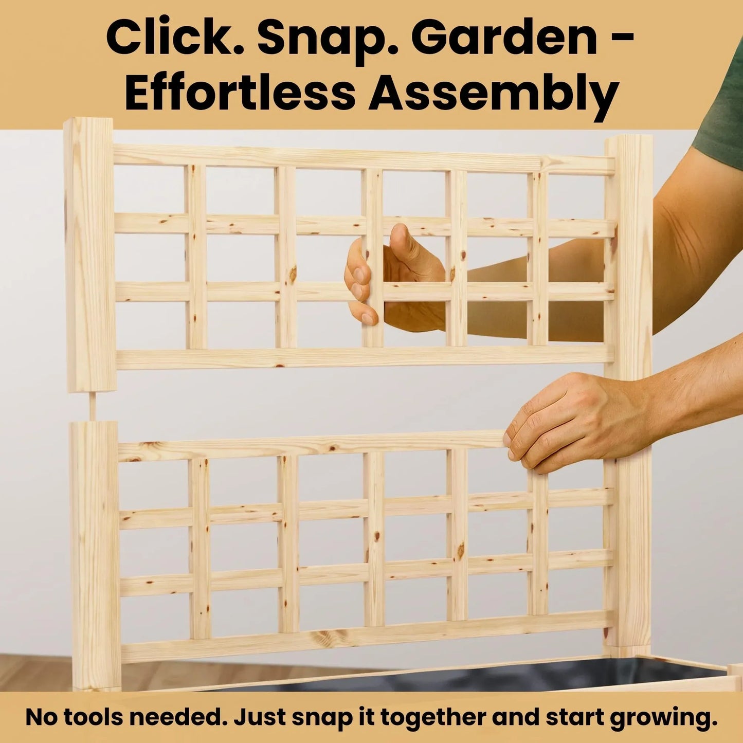 Growing Grounds Elevated Wooden Planter Box (NEW)