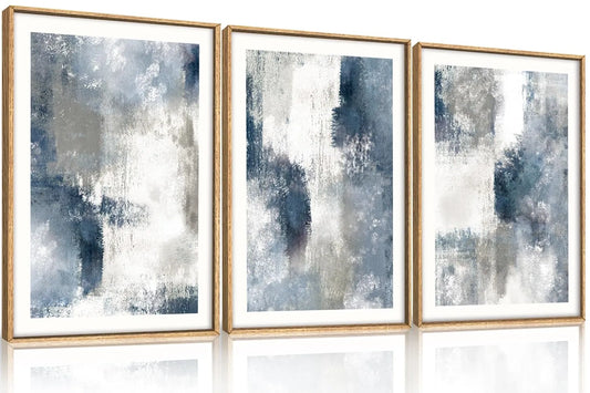 Framed Canvas Wall Art Set (NEW)