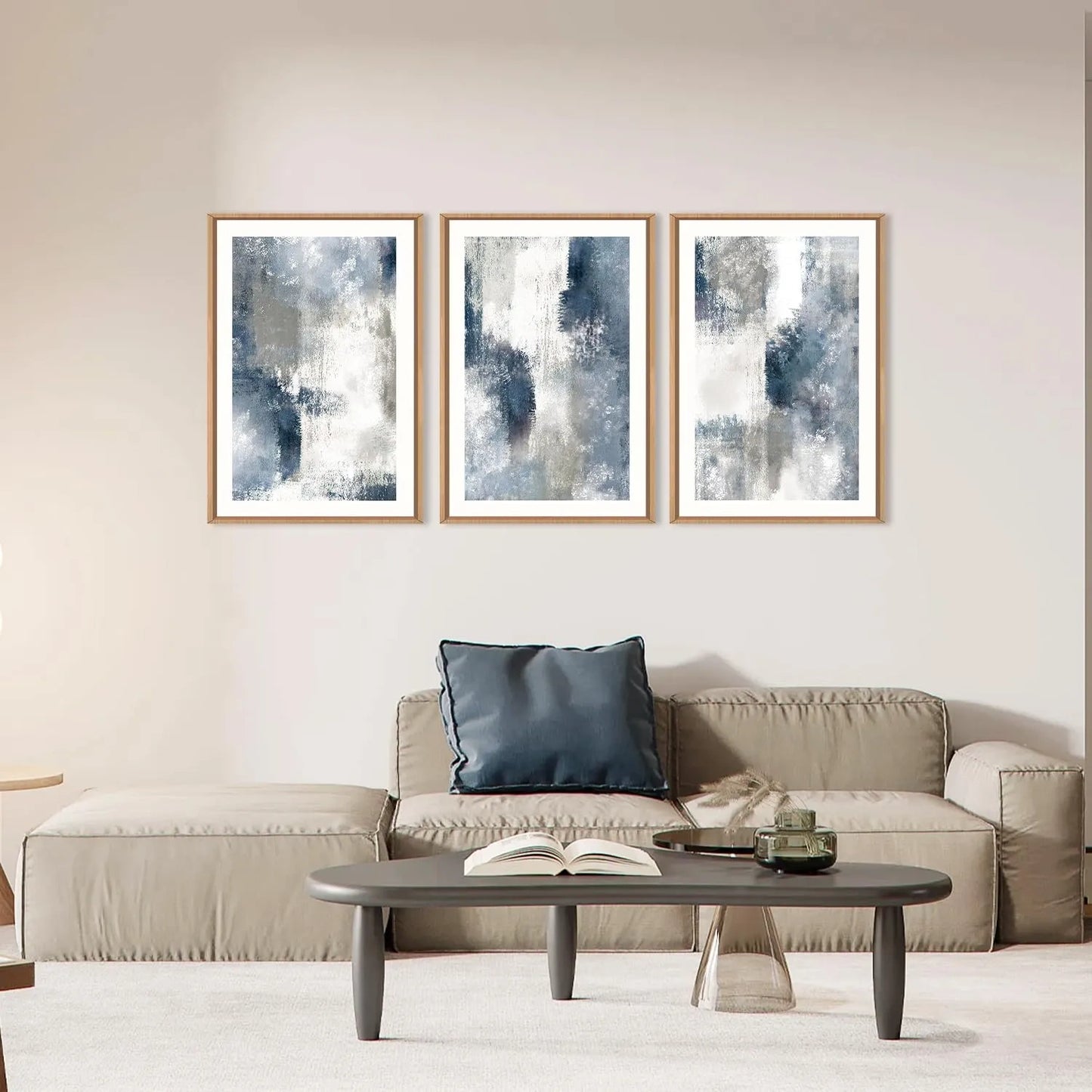 Framed Canvas Wall Art Set (NEW)