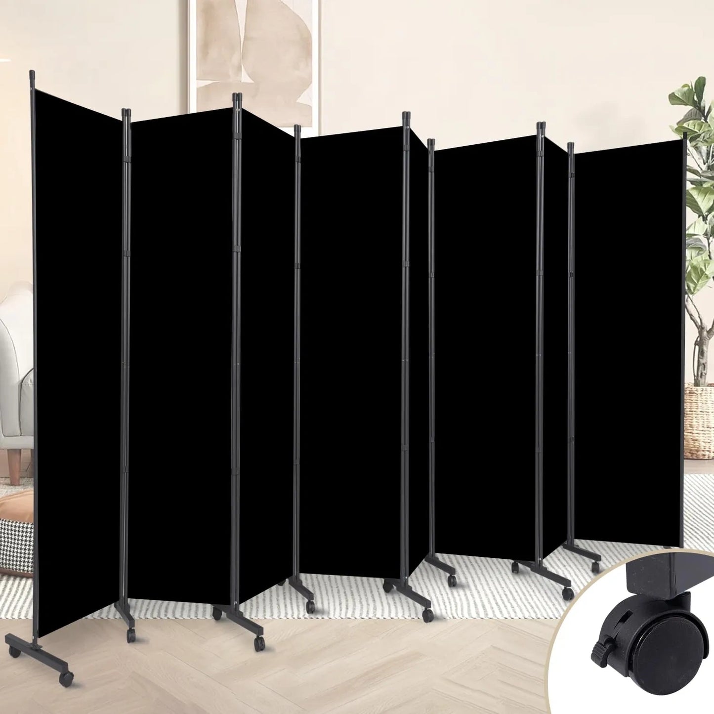 Room Divider 8 Panel Room Dividers (NEW)
