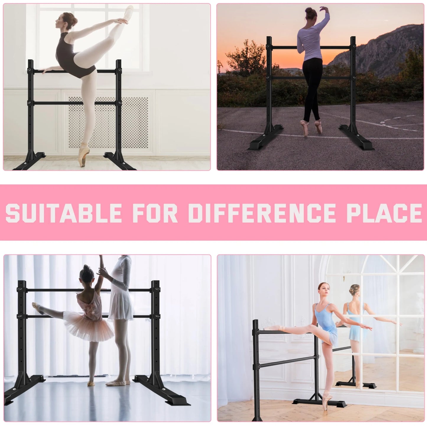 Height Adjustable Ballet Bar (NEW)