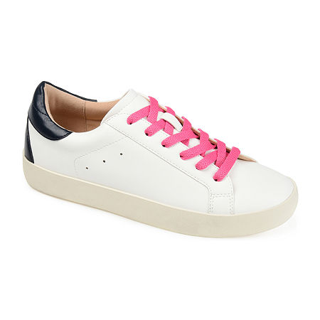 Journee Collection Womens Comfort Foam Erica Sneakers 11 Wide White