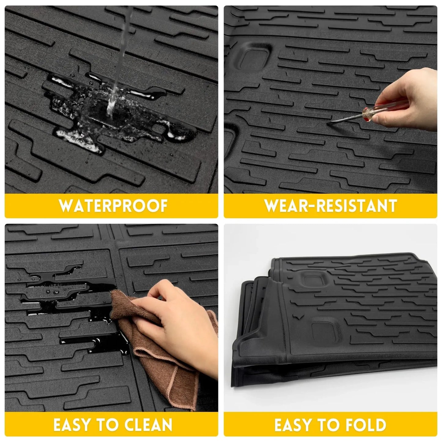 Cargo Mat & Trunk Net for 2021-2024 Jeep Wrangler (NEW)