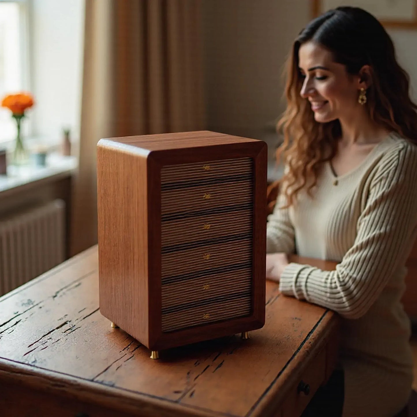 Jewelry Box for Women Wood Jewelry Organizer Box (NEW)