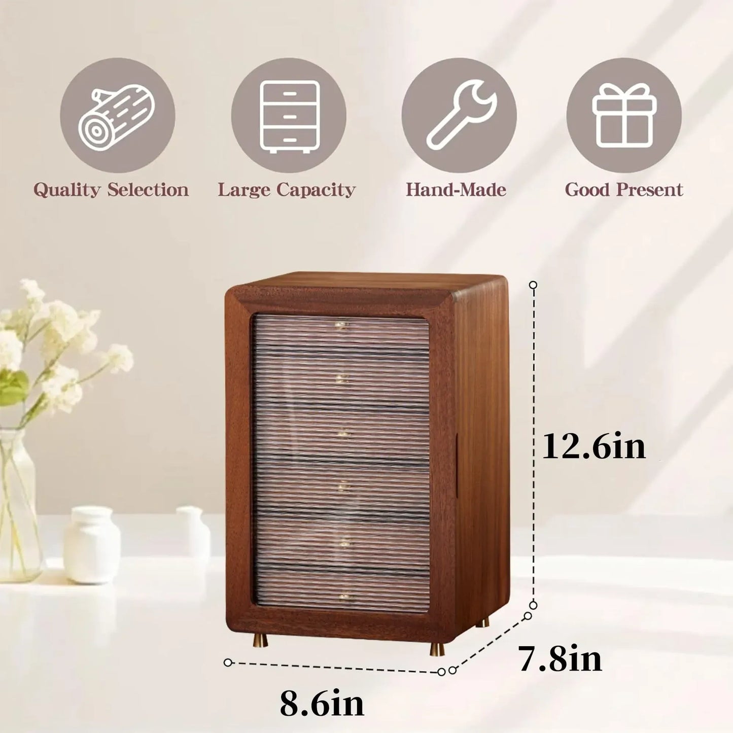 Jewelry Box for Women Wood Jewelry Organizer Box (NEW)