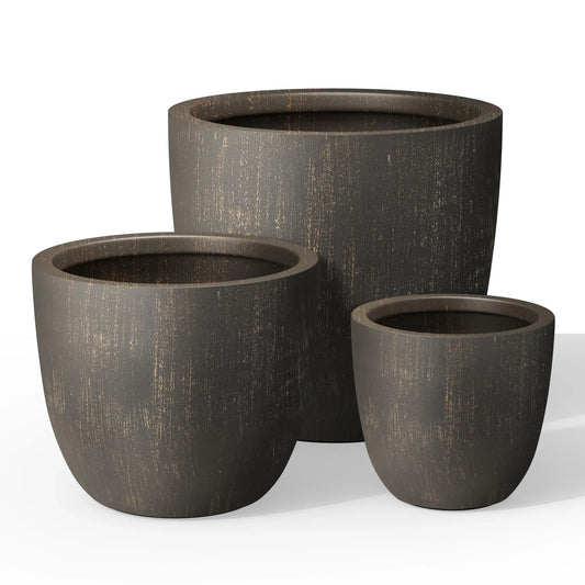 Kante Round Concrete Planter Set of 3 (NEW)