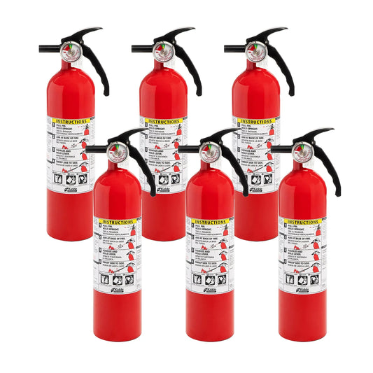 Kidde Multi Purpose Fire Extinguisher for Home, Office, Residential, 6 Pack (NEW)