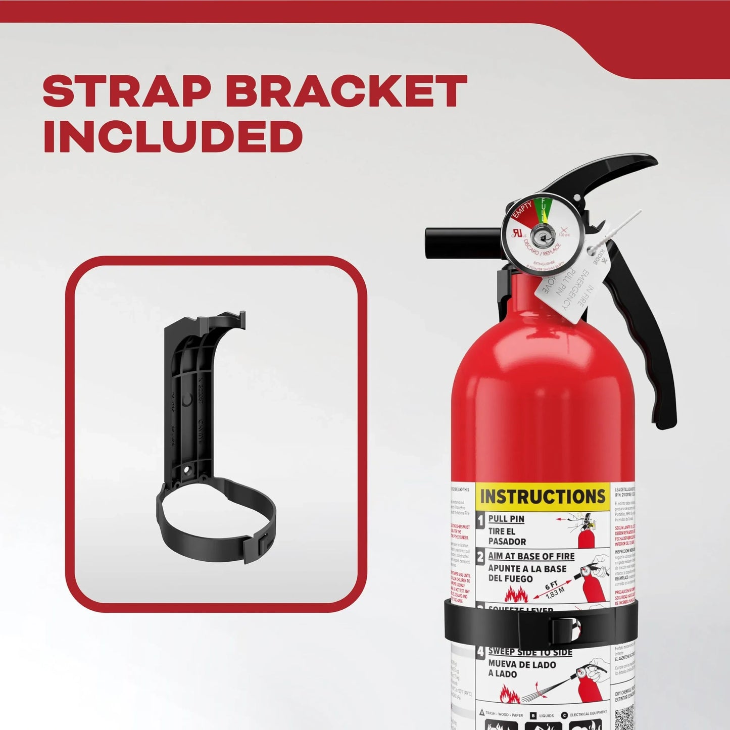 Kidde Multi Purpose Fire Extinguisher for Home, Office, Residential, 6 Pack (NEW)