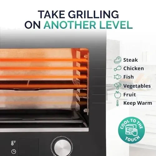 Luma Electric Steak Grill, Portable Countertop Oven, Cookers & Air Fryers