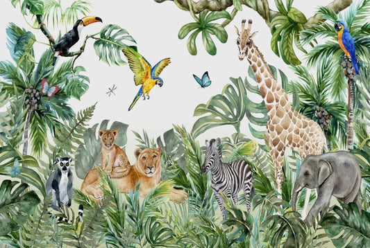 Safari Wallpaper for Children with Animals (NEW)