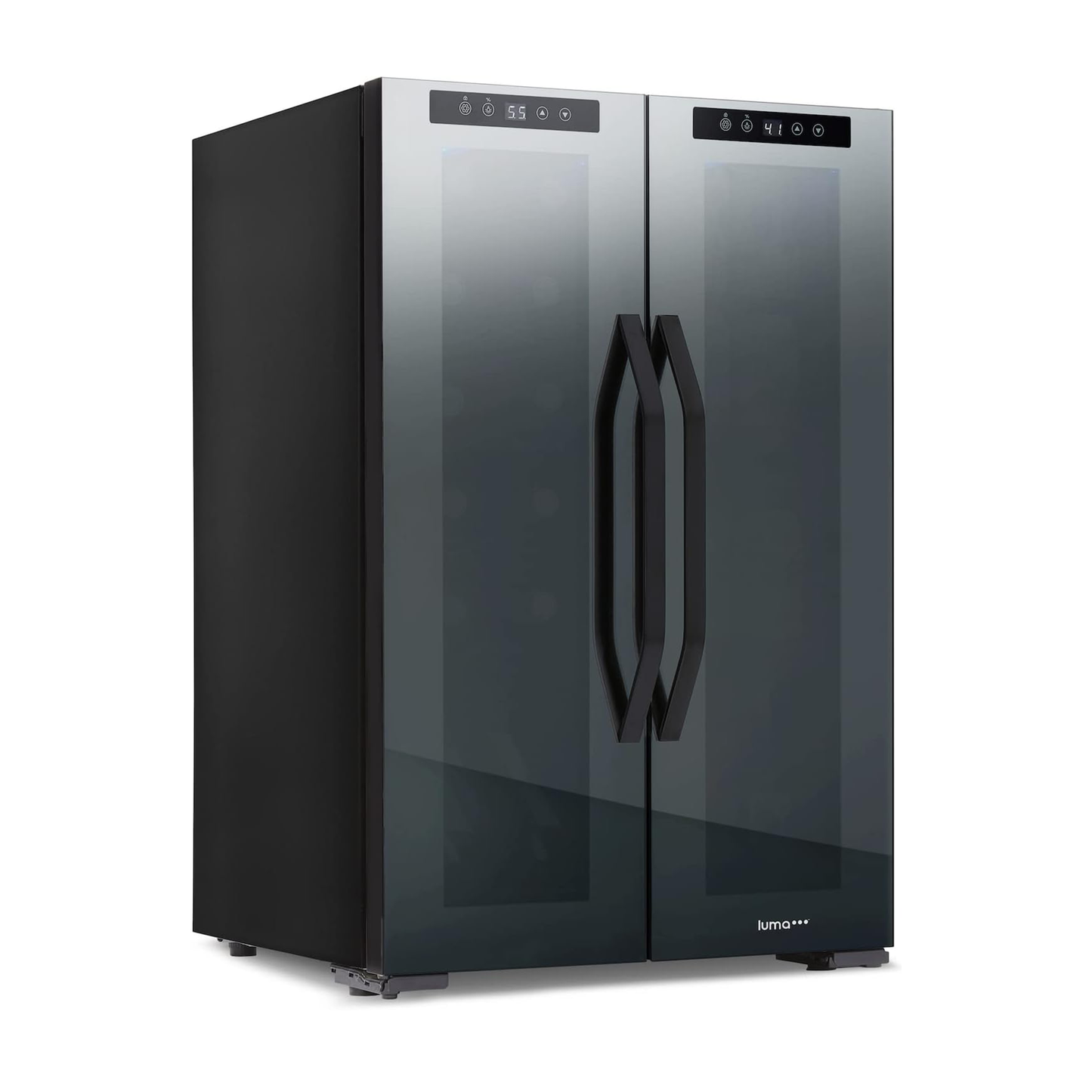 Luma Wine Cooler and Mini Fridge, Holds 12 Bottles and 39 Cans