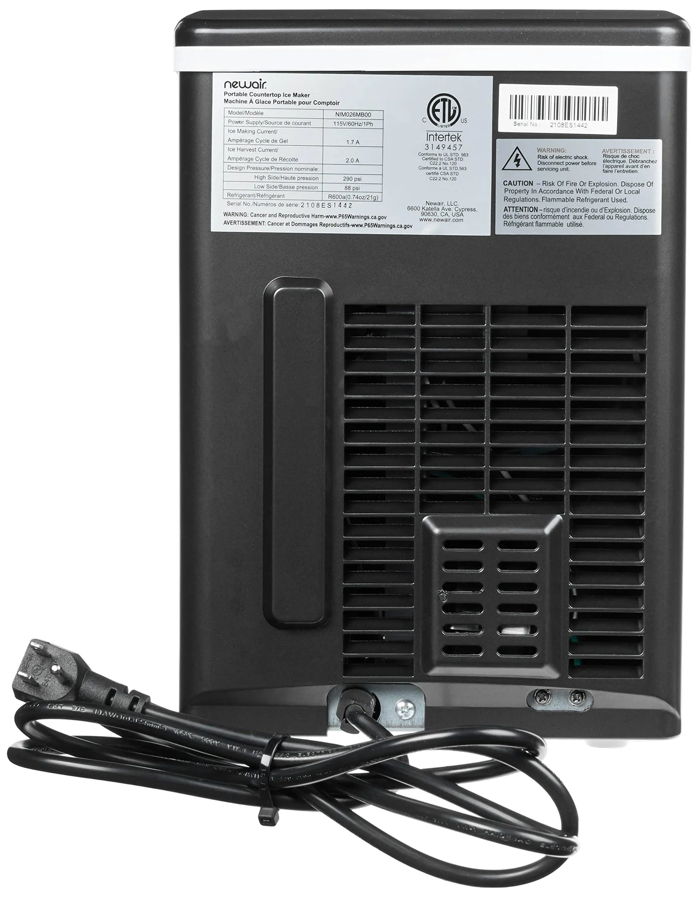 Newair Portable Countertop Ice Maker